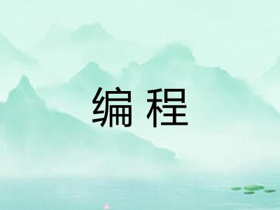 编程