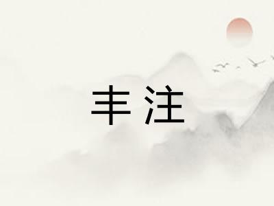 丰注